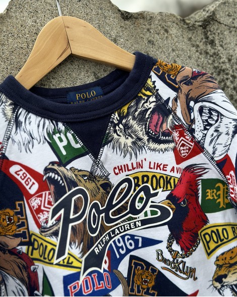 Mikina dětská Ralph Lauren barevná